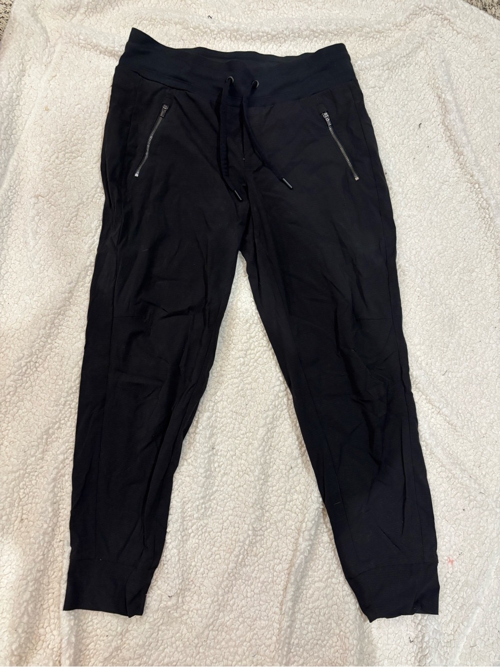 Women’s Athleta Black Zip-Pocket Jogger Pants